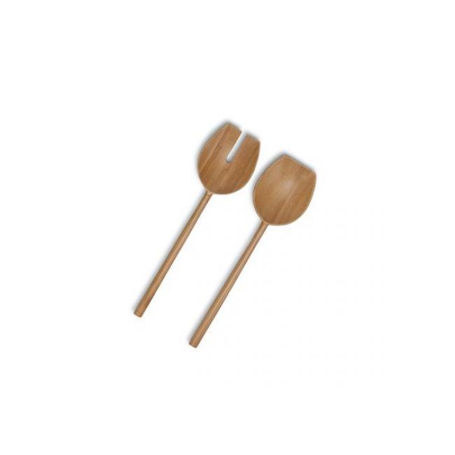 Couverts &agrave; servir 2 pcs bois Essenza